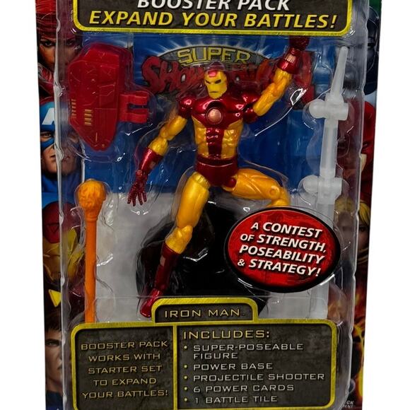 Marvel Legends Showdown Booster Pack Super Poseable IRON MAN Figure - Picture 6 of 7